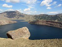 Кратер вулкана Ксудач